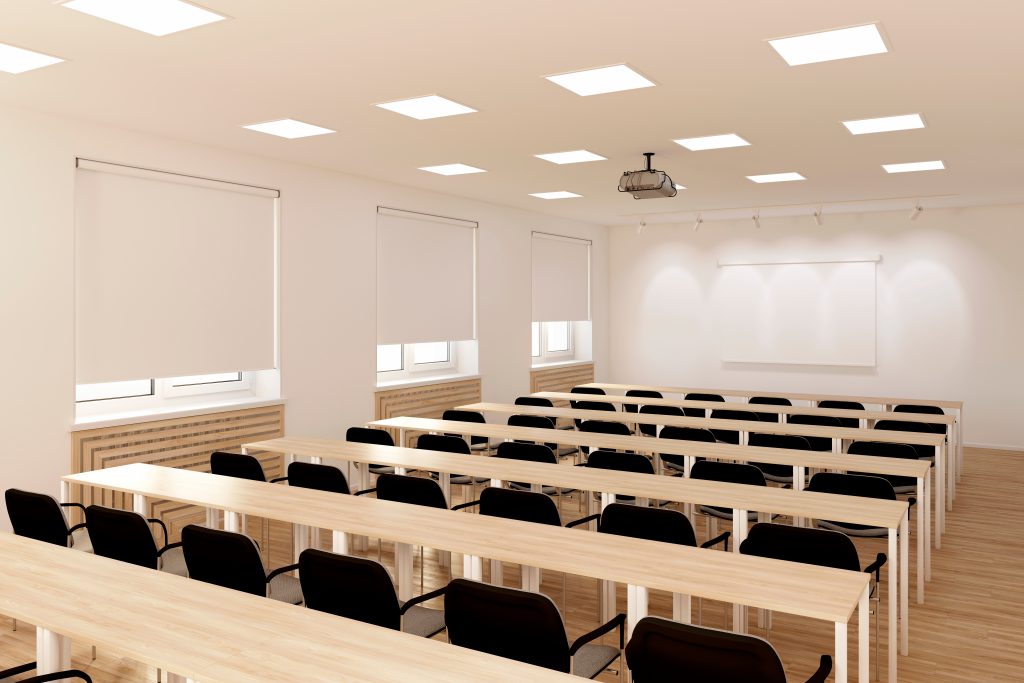 empty classroom